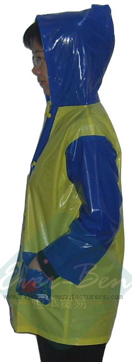 Children PVC Raincoat-plastic raincoat with hood